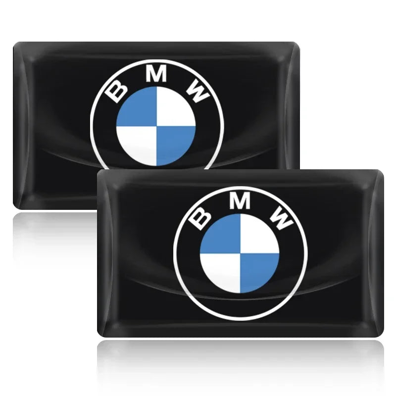 Autocollants 3D M motorsport Performance – Fibre de Carbone (Lot de 2 à 10)