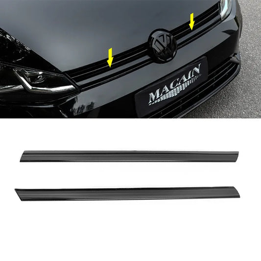 Bandes de Calandre R-Line Noir Brillant pour Golf 7/7.5