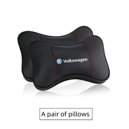 Appui-tête de voiture, oreiller de cou, housse épaulette ceinture de sécurité VW, accessoires de voyage automobile pour Volkswagen VW !