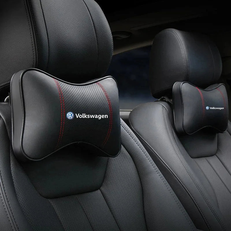 Appui-tête de voiture, oreiller de cou, housse épaulette ceinture de sécurité VW, accessoires de voyage automobile pour Volkswagen VW !