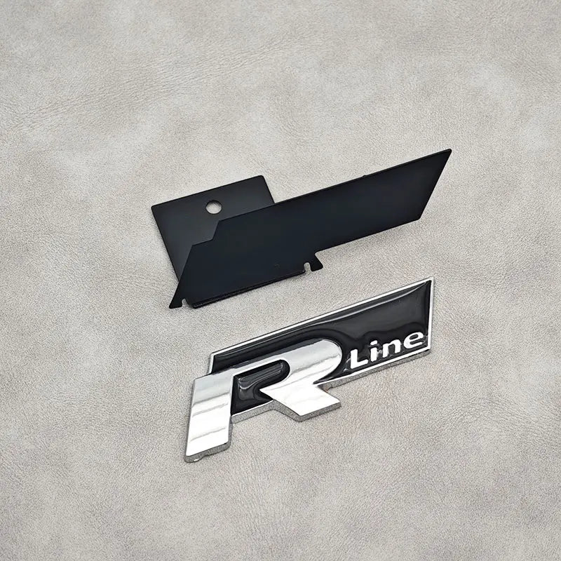 Emblème 3D Métal R-Line Volkswagen – Grille ou Coffre !