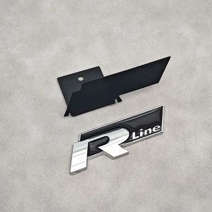 Emblème 3D Métal R-Line Volkswagen – Grille ou Coffre !