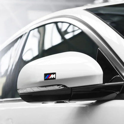 Autocollants 3D M motorsport Performance – Fibre de Carbone (Lot de 2 à 10)