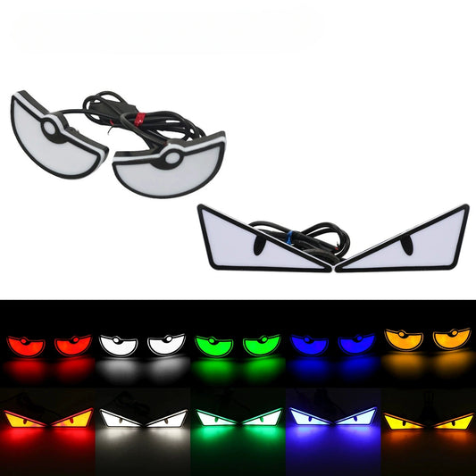 Lumières LED Œil de Démon Universelles – Effet Visuel Puissant pour Voiture & Moto !