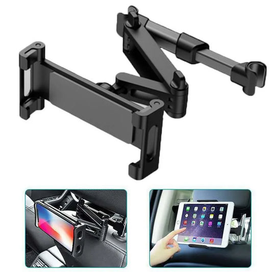 Support tablette & téléphone pour appuie-tête – Design télescopique (4.7" à 13") !